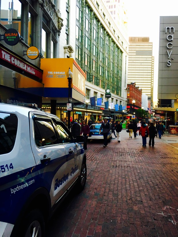 Araç Trafiğine Kapalı Bir Sokak (Amerika'da çok rastlanan bir durum değil)